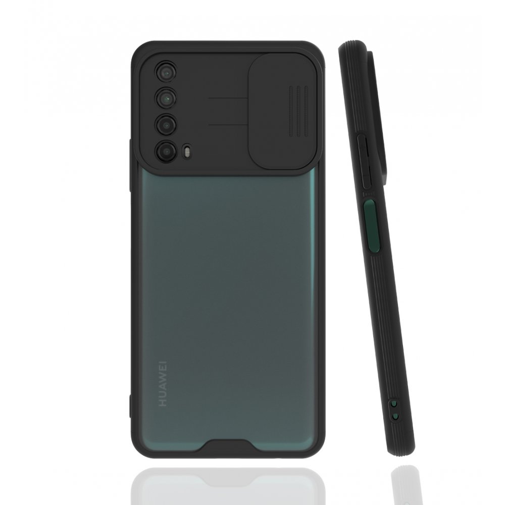Huawei P Smart 2021 Kılıf Platin Kamera Koruma Silikon - Siyah  Huawei P Smart 2021 Kılıf Platin Kamera Koruma Silikon - Siyah