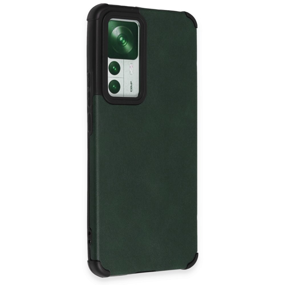  Xiaomi Mi 12T Kılıf Loop Deri Silikon - Yeşil