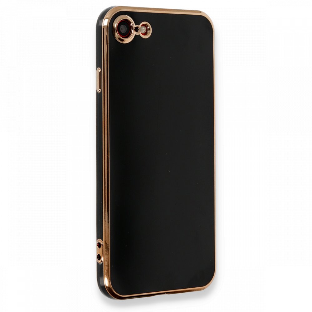  iPhone 8 Kılıf Volet Silikon - Siyah