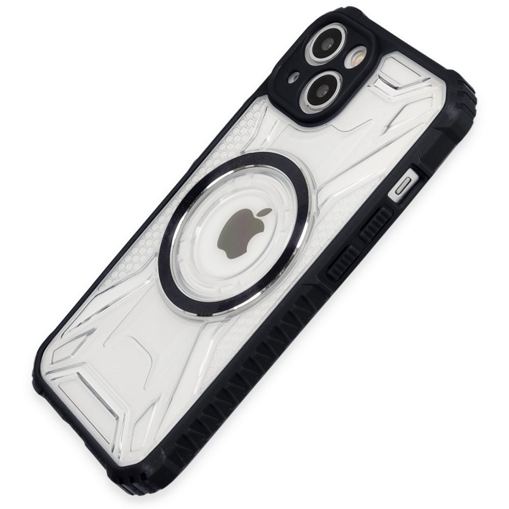  iPhone 14 Kılıf Prag Magneticsafe Kapak - Siyah