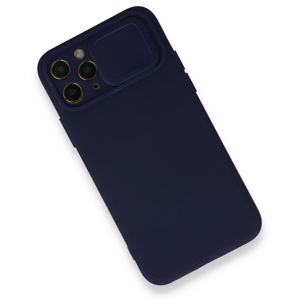 iPhone 11 Pro Max Kılıf Color Lens Silikon - Lacivert iPhone 11 Pro Max Kılıf Color Lens Silikon - Lacivert