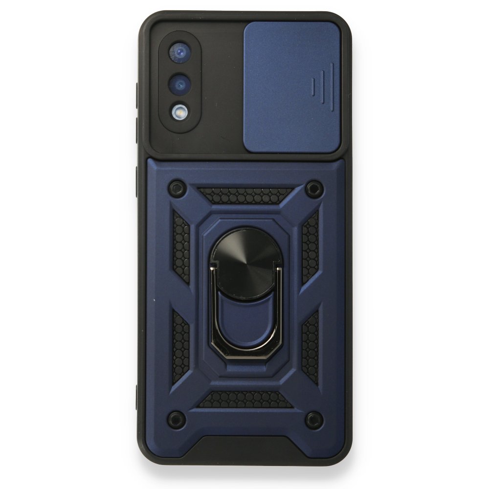 Samsung Galaxy A02 Kılıf Pars Lens Yüzüklü Silikon - Lacivert Samsung Galaxy A02 Kılıf Pars Lens Yüzüklü Silikon - Lacivert