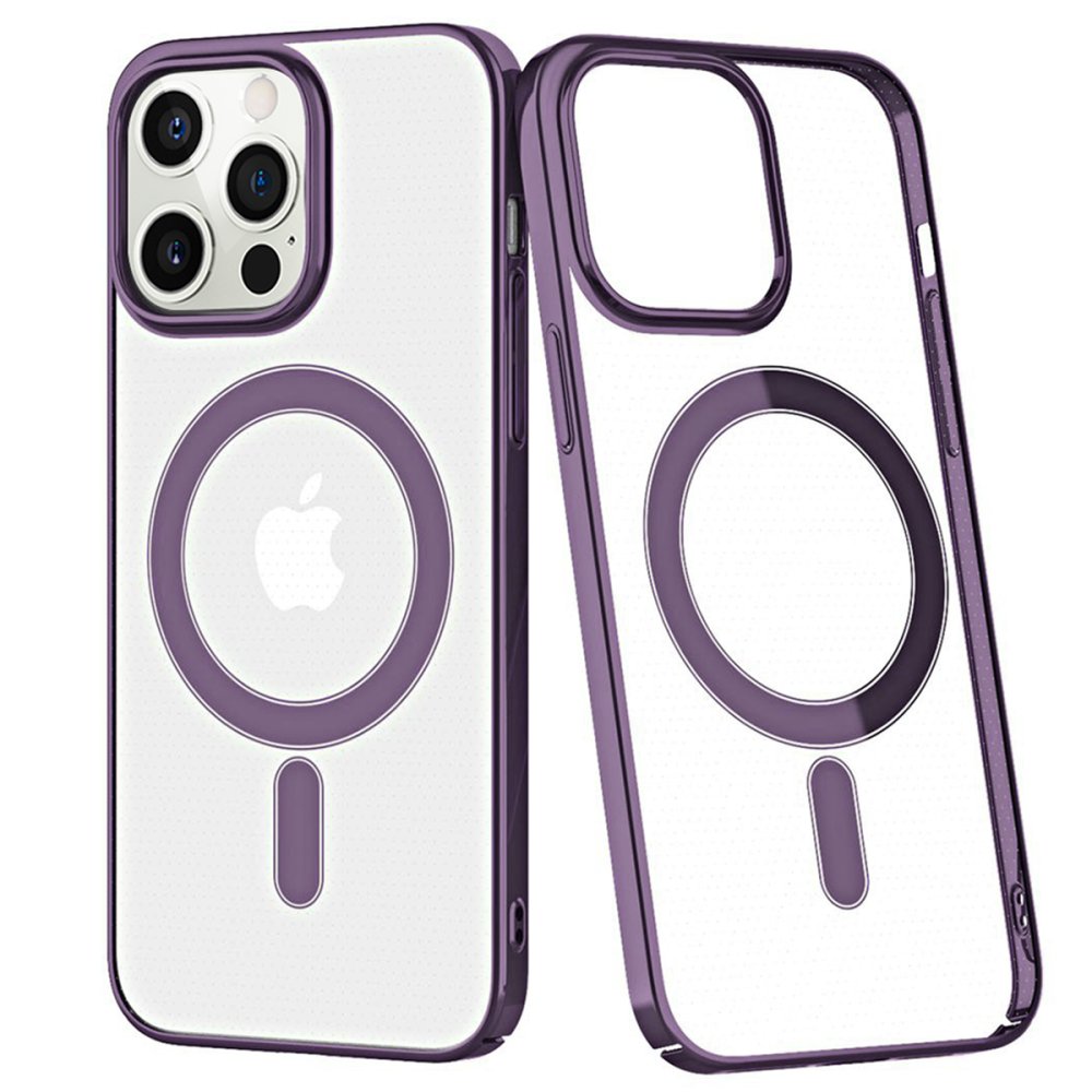  iPhone 14 Pro Kılıf Element Magneticsafe Sert Kapak - Derin Mor
