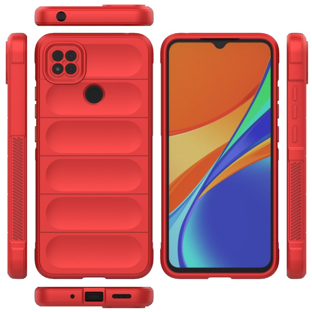 Redmi 9C Kılıf Optimum Silikon - Kırmızı