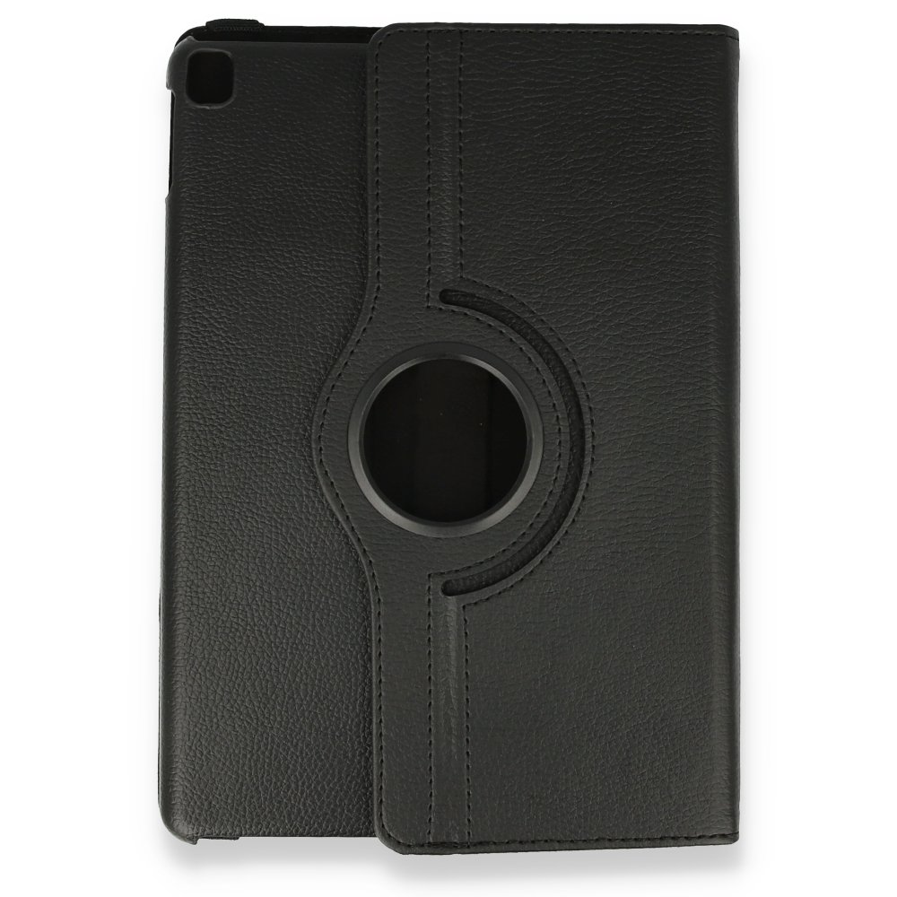 iPad 10.2 (8.nesil) Kılıf 360 Tablet Deri Kılıf - Siyah