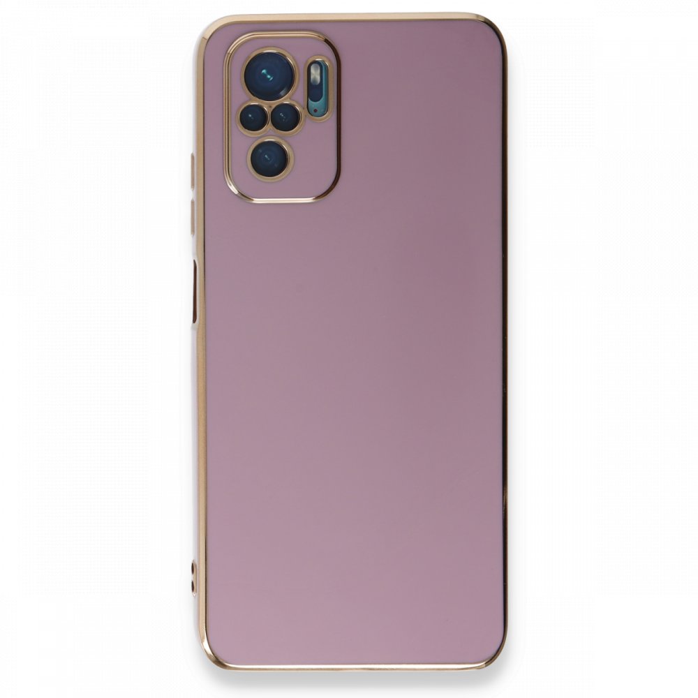 Redmi Note 10S Kılıf Volet Silikon - Mor
