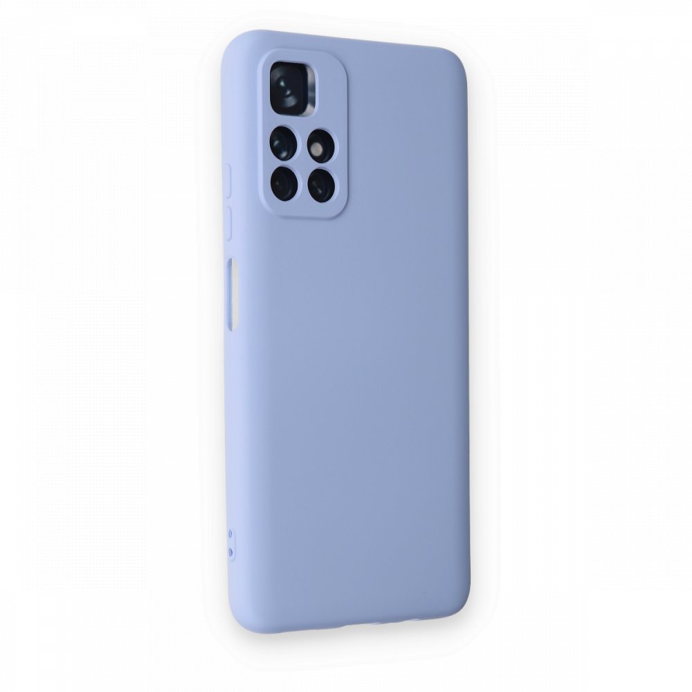  Xiaomi Poco M4 Pro 5G Kılıf Nano içi Kadife Silikon - Lila