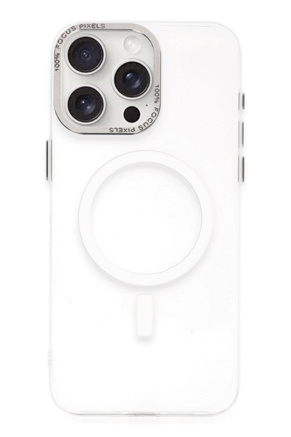 iPhone 15 Pro Max Kılıf Anka PC Magneticsafe Sert Metal Kapak - Şeffaf iPhone 15 Pro Max Kılıf Anka PC Magneticsafe Sert Metal Kapak - Şeffaf