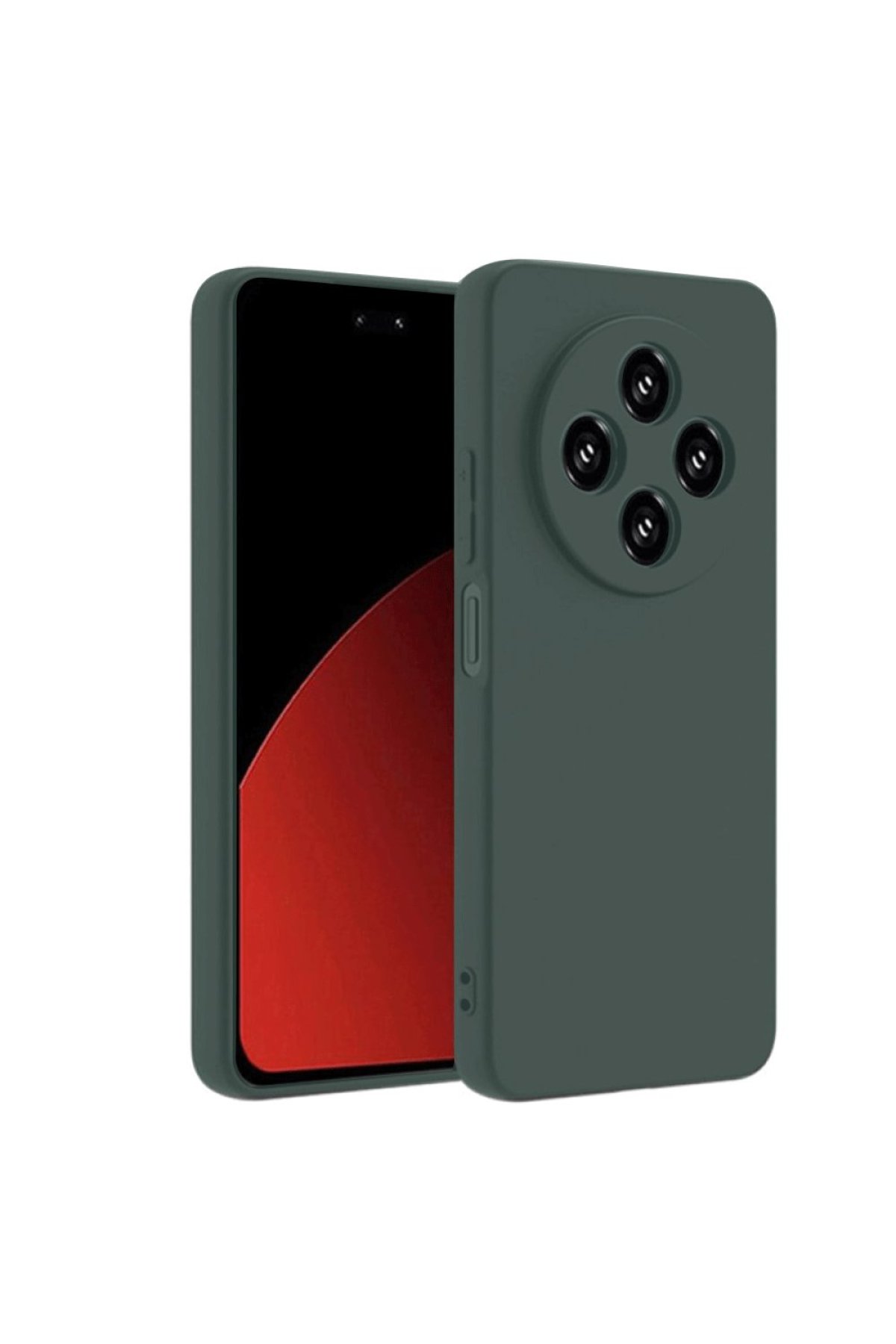 Redmi 14C Kılıf Nano içi Kadife Silikon - Koyu Yeşil Redmi 14C Kılıf Nano içi Kadife Silikon - Koyu Yeşil
