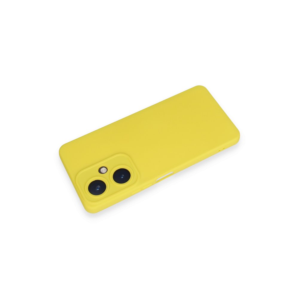 Vivo Y27 Kılıf Nano içi Kadife Silikon - Sarı Vivo Y27 Kılıf Nano içi Kadife Silikon - Sarı