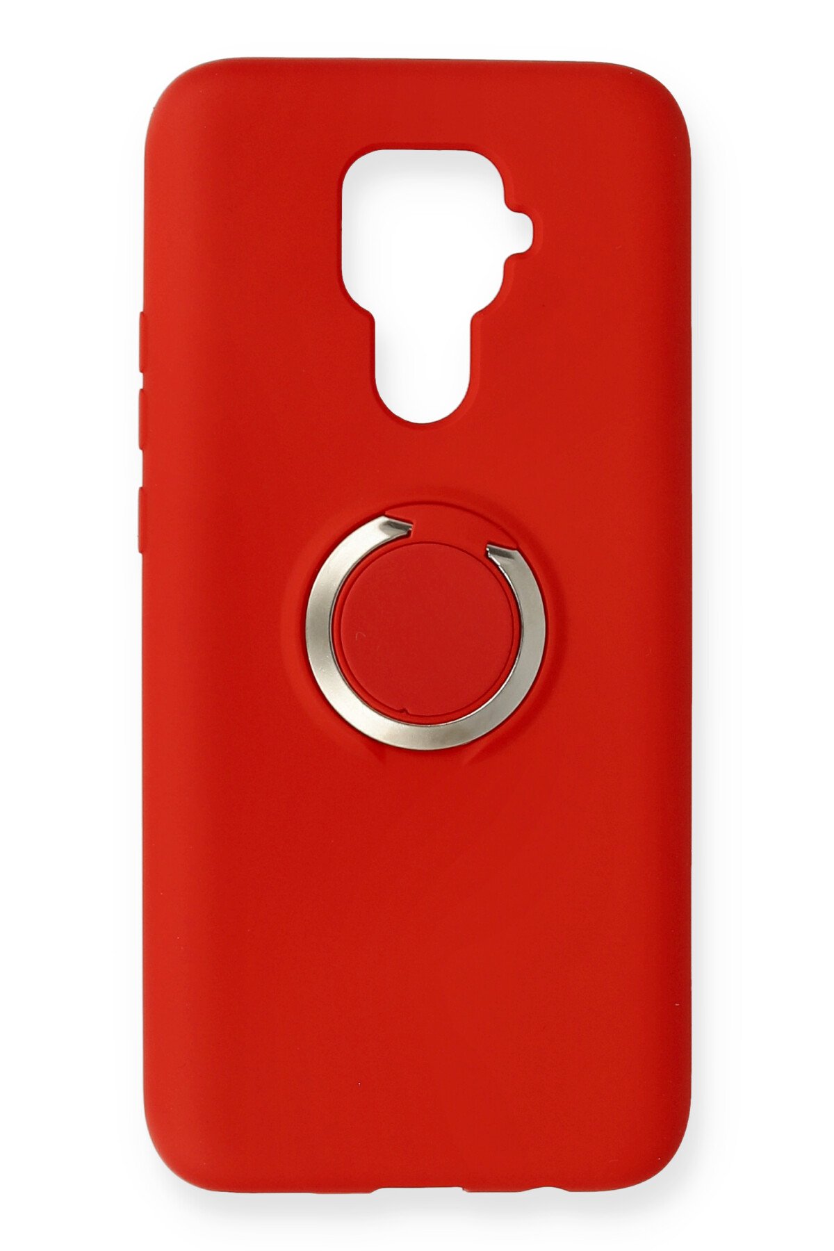 Huawei Mate 30 Lite Kılıf Viktor Yüzüklü Silikon - Kırmızı Huawei Mate 30 Lite Kılıf Viktor Yüzüklü Silikon - Kırmızı