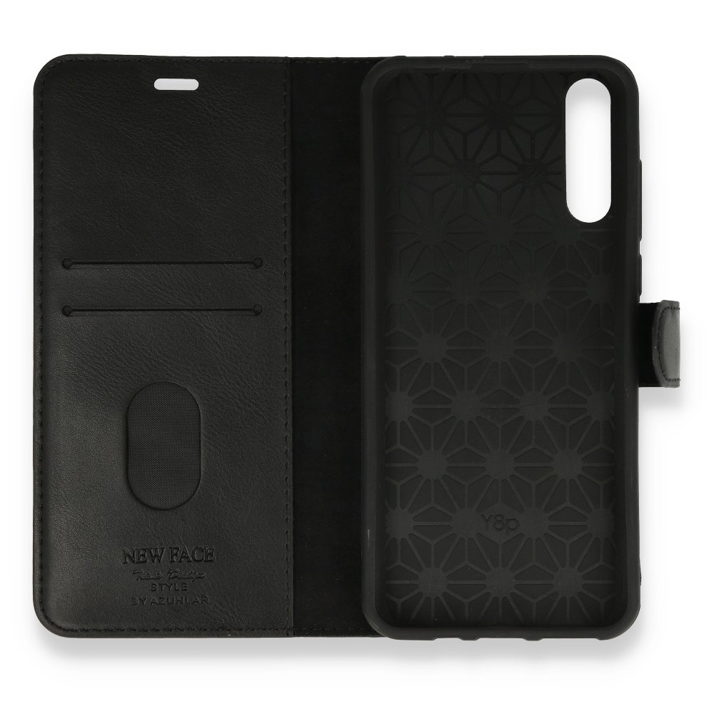 Huawei Y8P Kılıf Trend S Plus Kapaklı Kılıf - Siyah Huawei Y8P Kılıf Trend S Plus Kapaklı Kılıf - Siyah