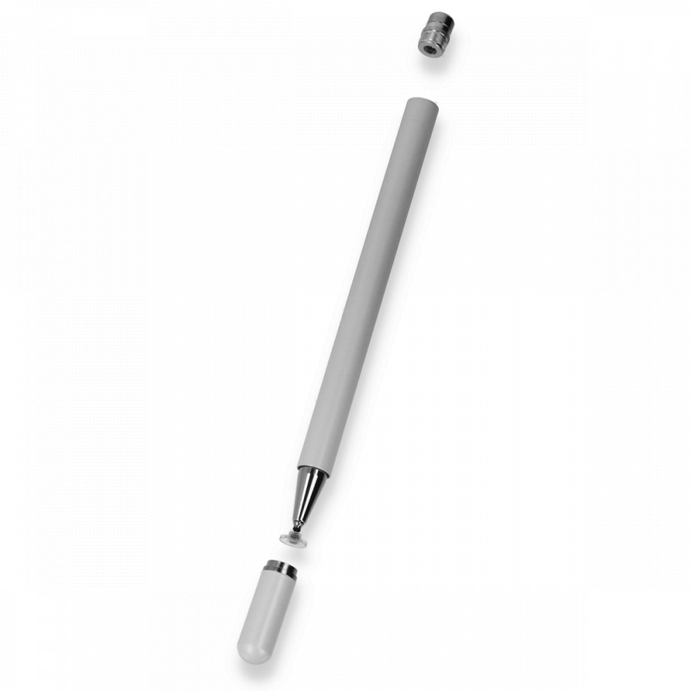  Pen 108 Universal Dokunmatik Stylus Kalem - Beyaz