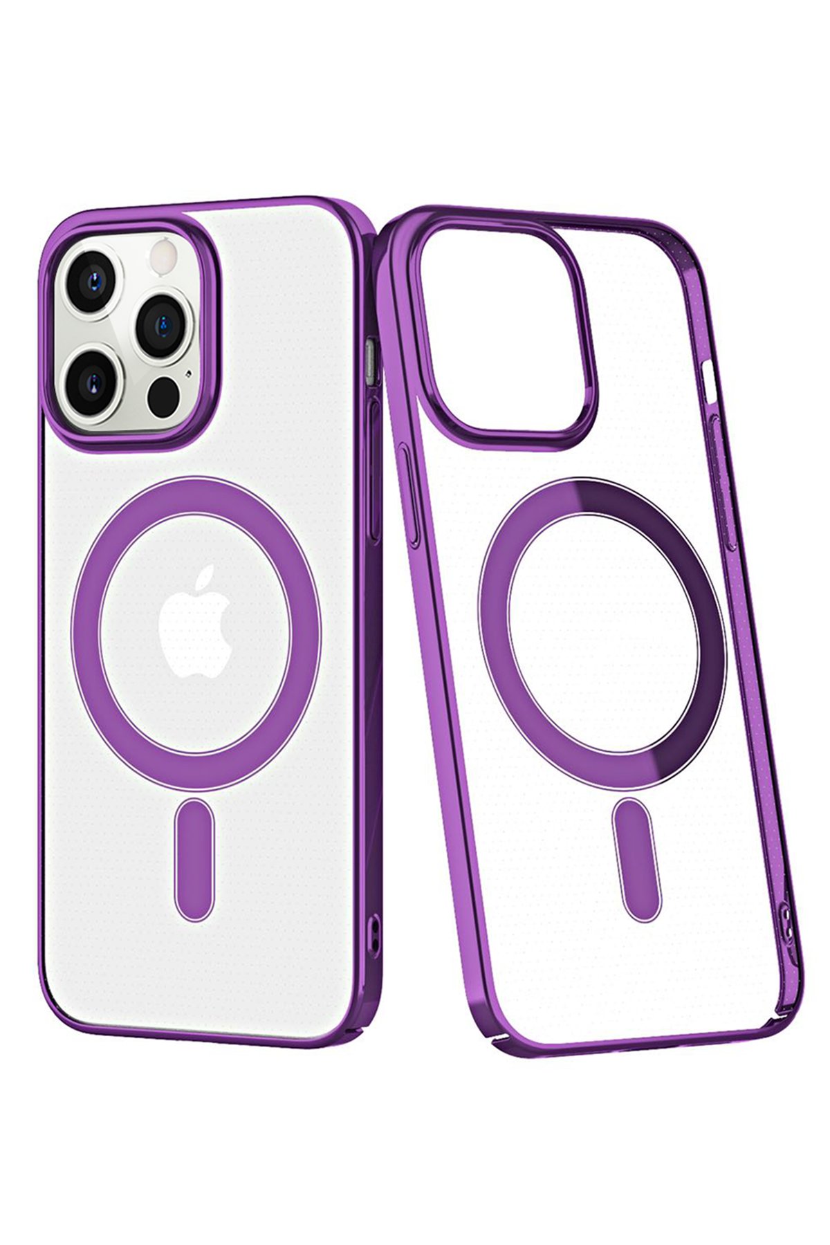  iPhone 12 Pro Max Kılıf Element Magneticsafe Sert Kapak - Derin Mor