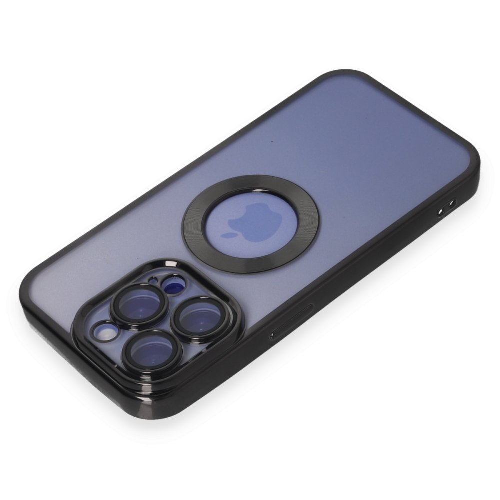  iPhone 15 Pro Kılıf Slot Silikon - Siyah