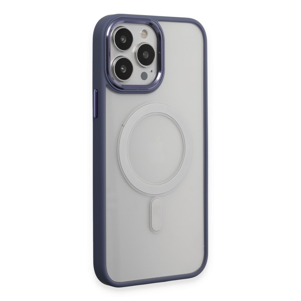  iPhone 15 Pro Kılıf Room Magneticsafe Silikon - Sierra Blue