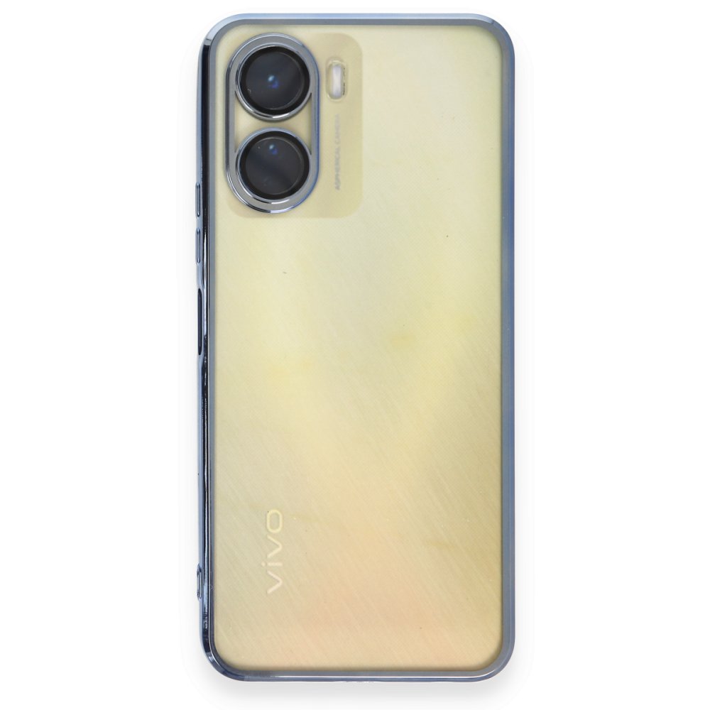 Vivo Y16 Kılıf Razer Lensli Silikon - Açık Mavi  Vivo Y16 Kılıf Razer Lensli Silikon - Açık Mavi
