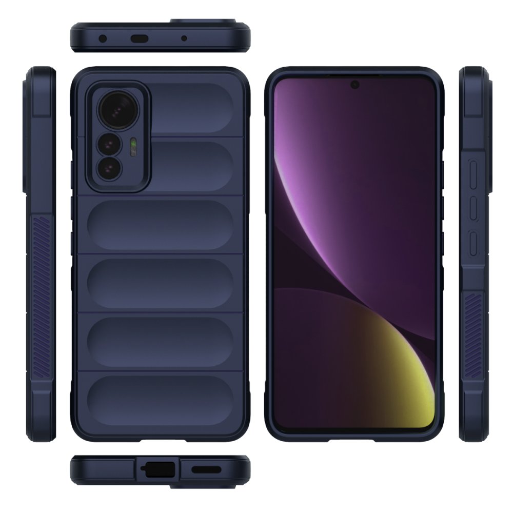  Xiaomi Mi 12 Lite Kılıf Optimum Silikon - Lacivert