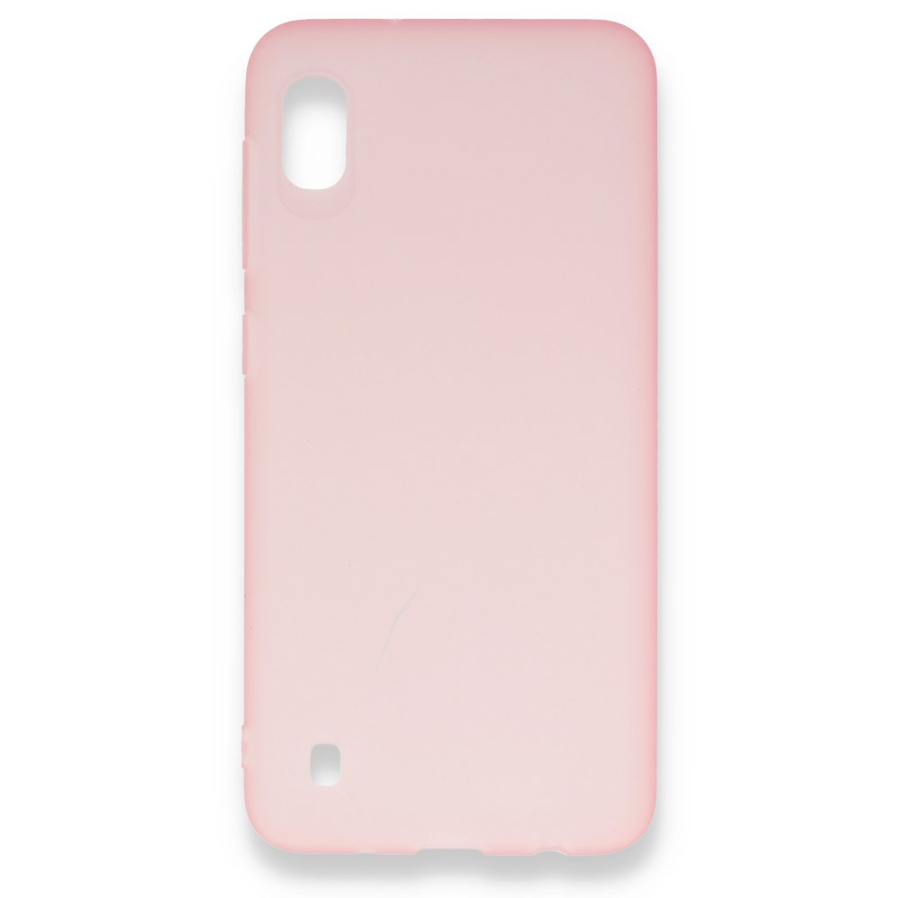  Samsung Galaxy A10 Kılıf Hopi Silikon - Pembe