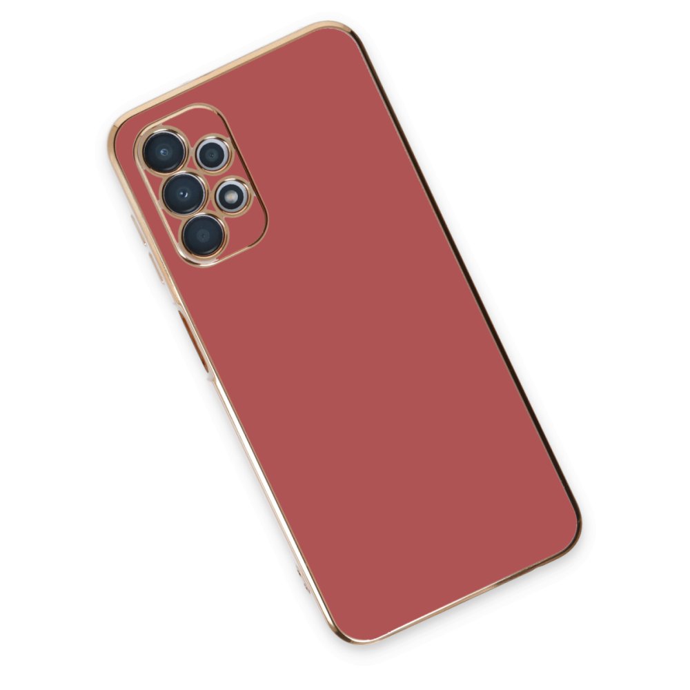  Samsung Galaxy A13 4G Kılıf Volet Silikon - Kırmızı