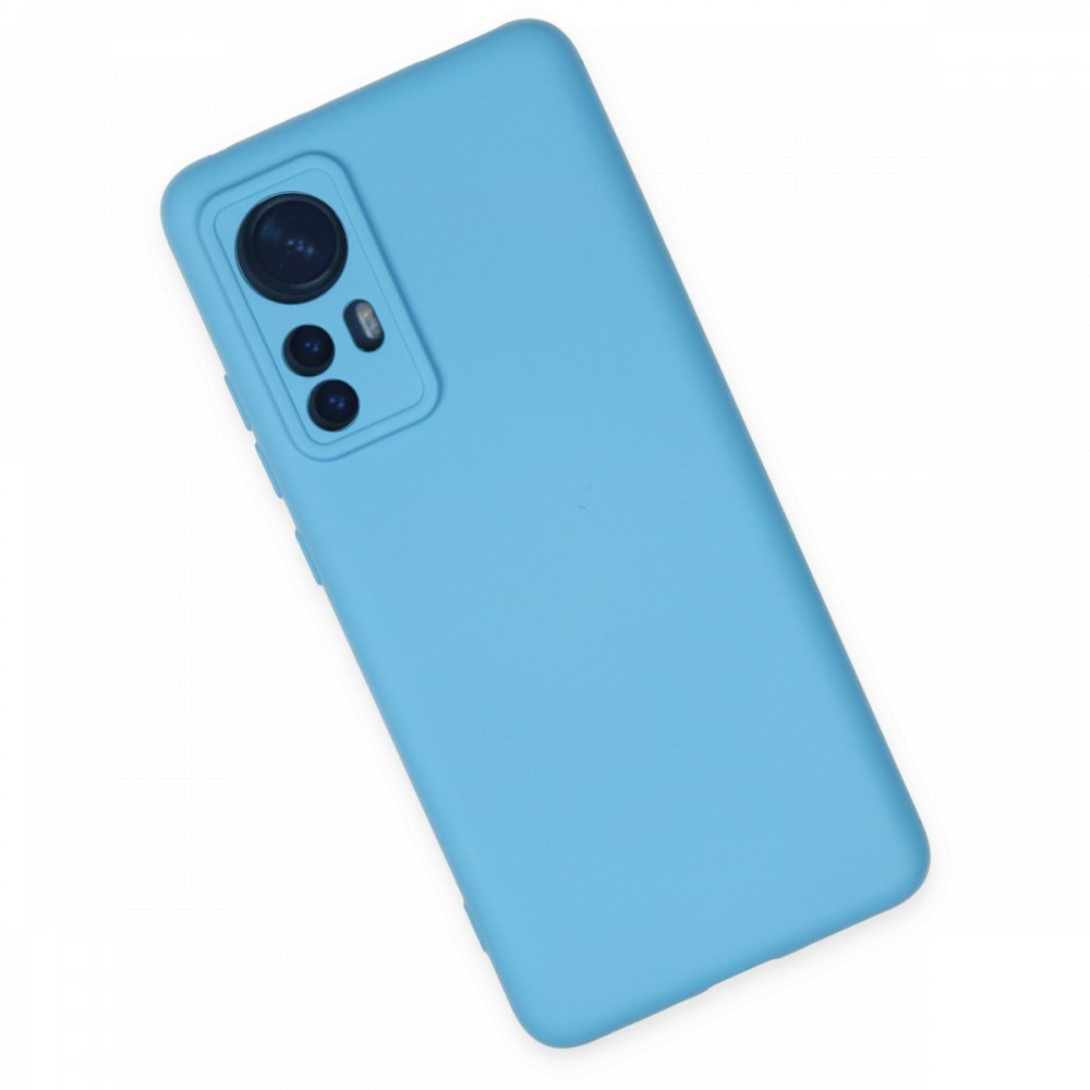  Xiaomi Mi 12 Kılıf Nano içi Kadife Silikon - Mavi
