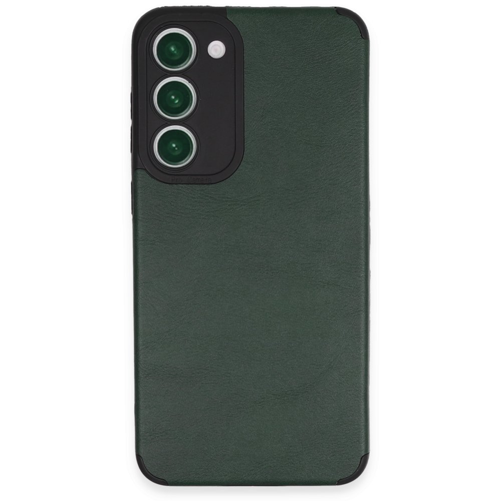  Samsung Galaxy S23 Plus Kılıf Loop Deri Silikon - Yeşil