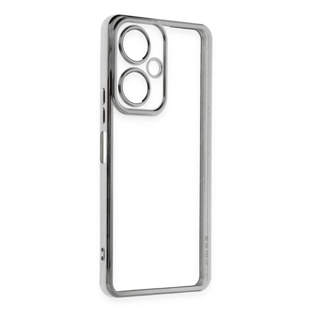 Vivo Y27 Kılıf Razer Lensli Silikon - Gümüş Vivo Y27 Kılıf Razer Lensli Silikon - Gümüş