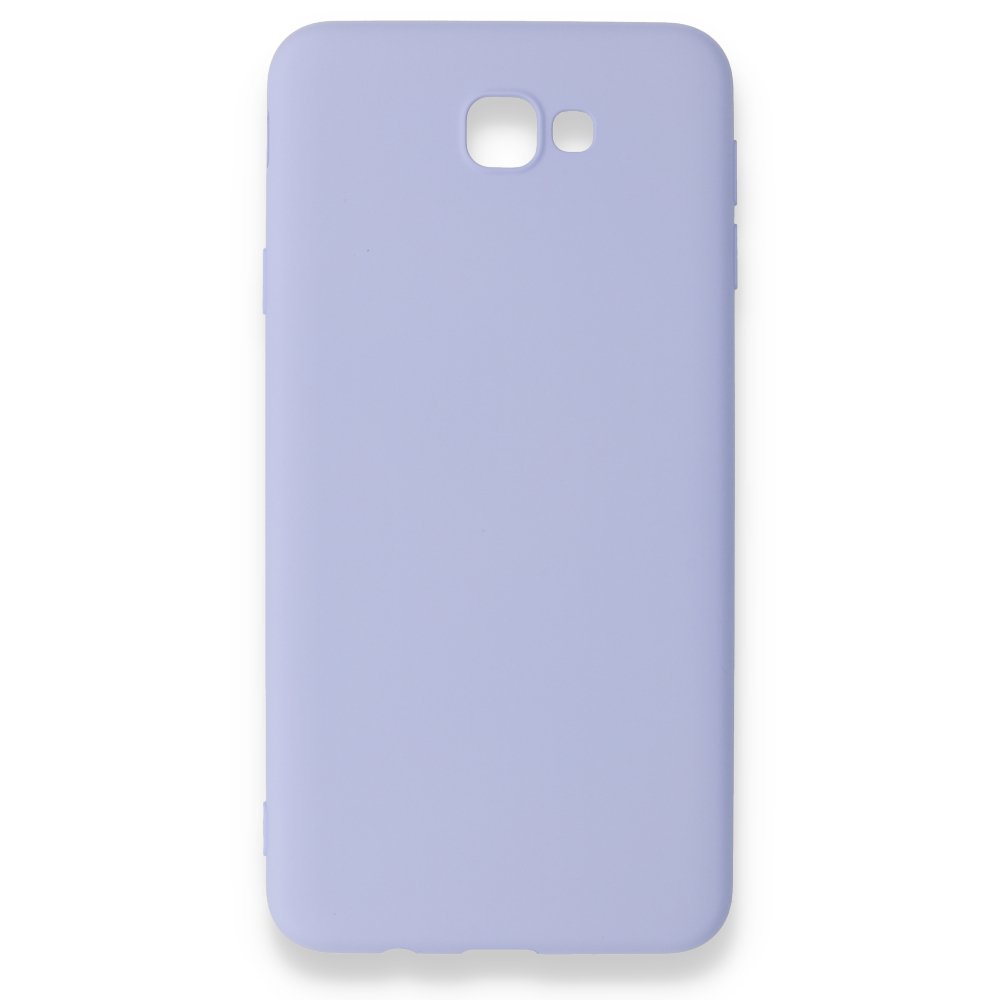  Samsung Galaxy J7 Prime Kılıf Nano içi Kadife Silikon - Lila