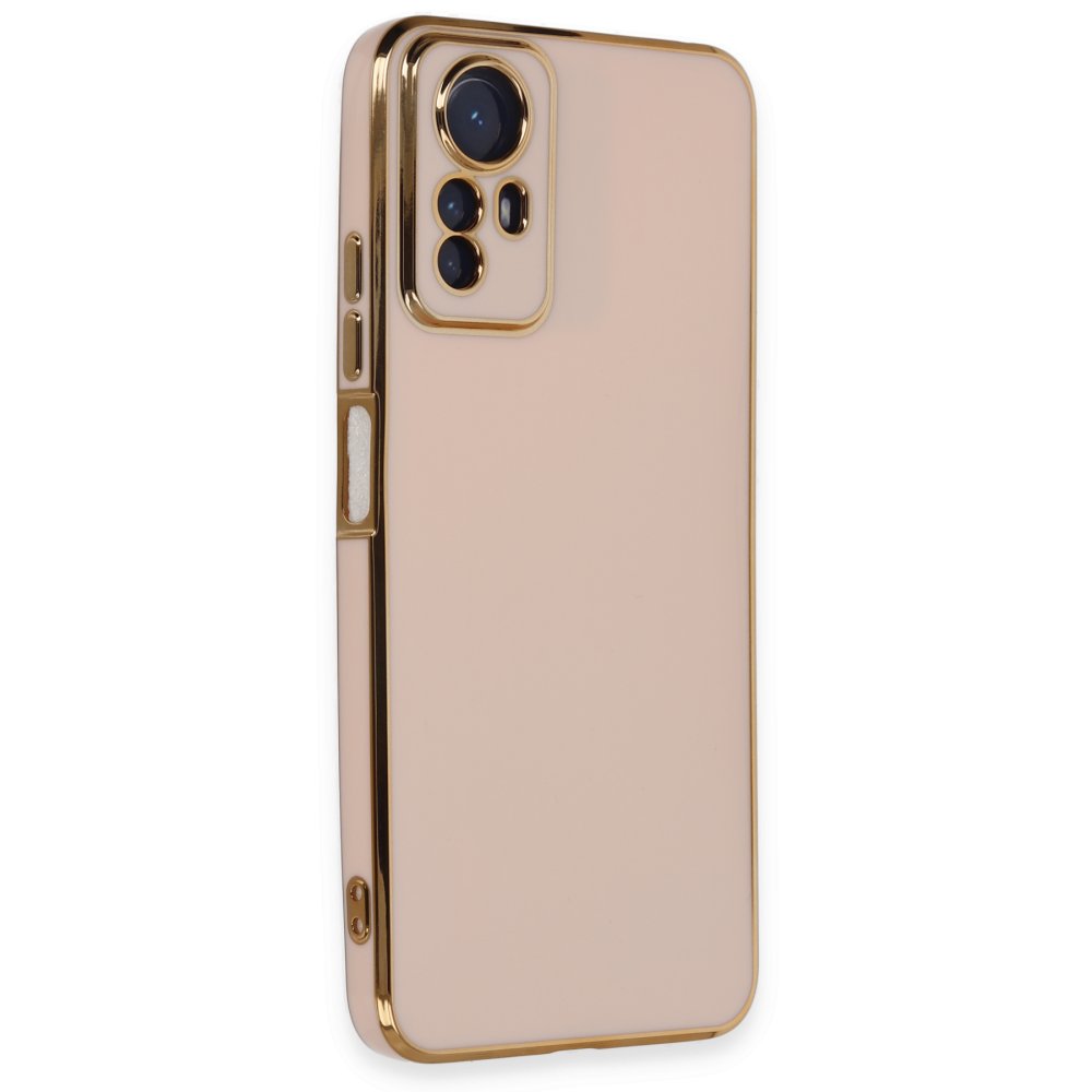 Redmi Note 12S Kılıf Volet Silikon - Pembe