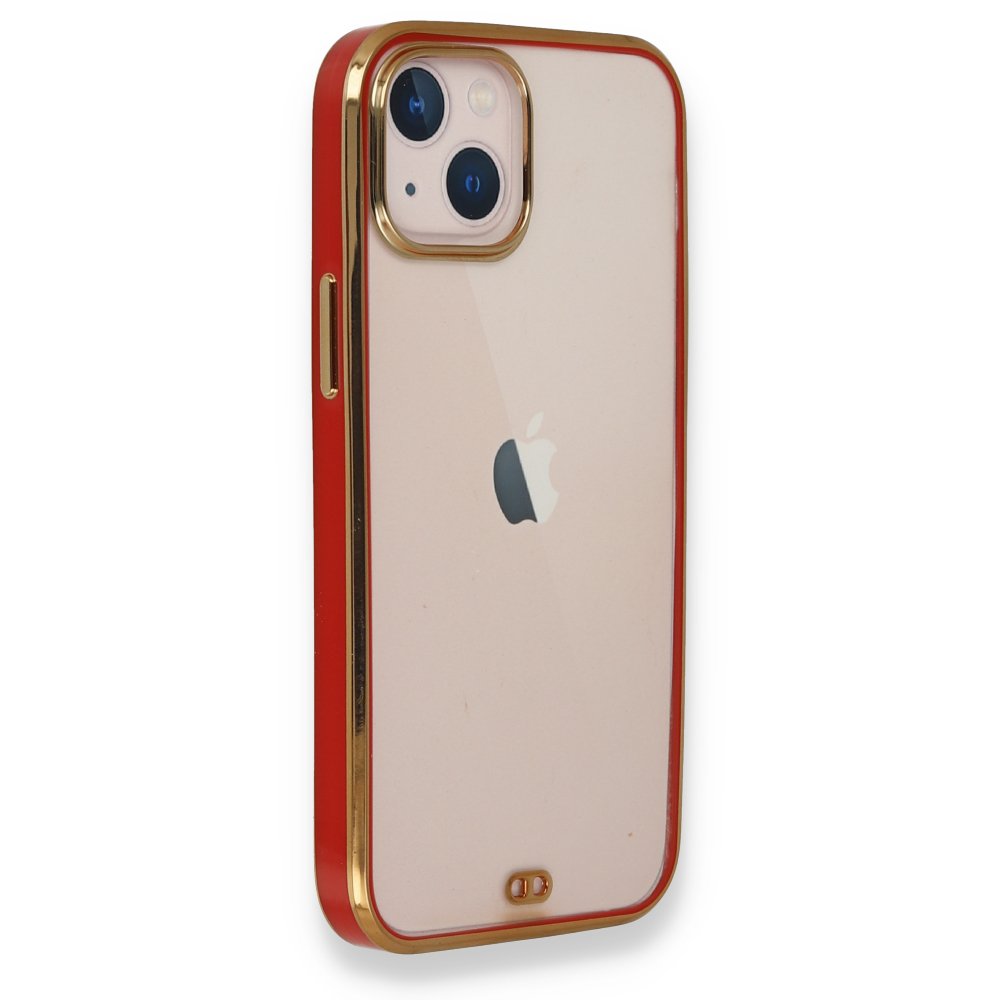  iPhone 13 Kılıf Liva Silikon - Kırmızı