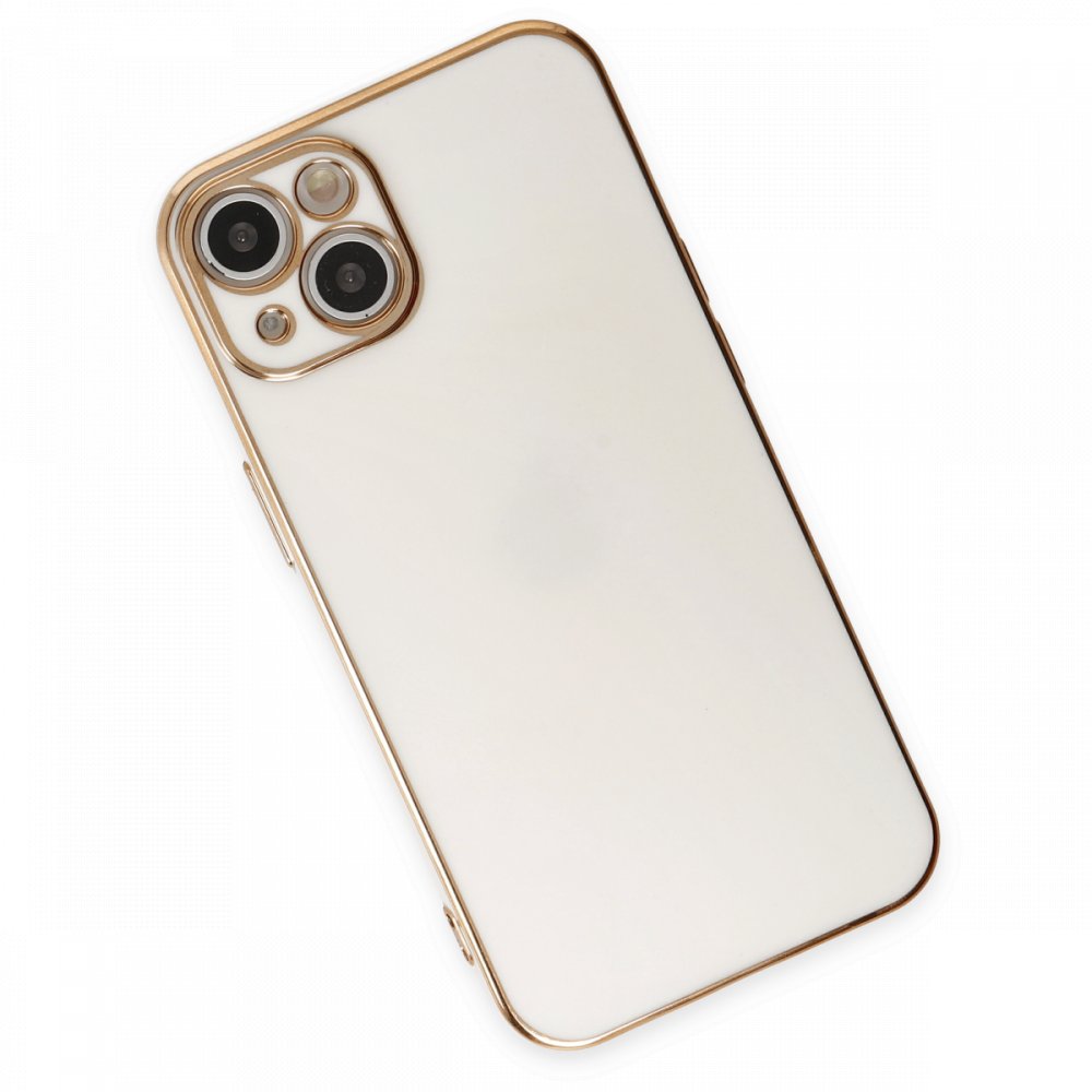  iPhone 13 Kılıf Volet Silikon - Beyaz