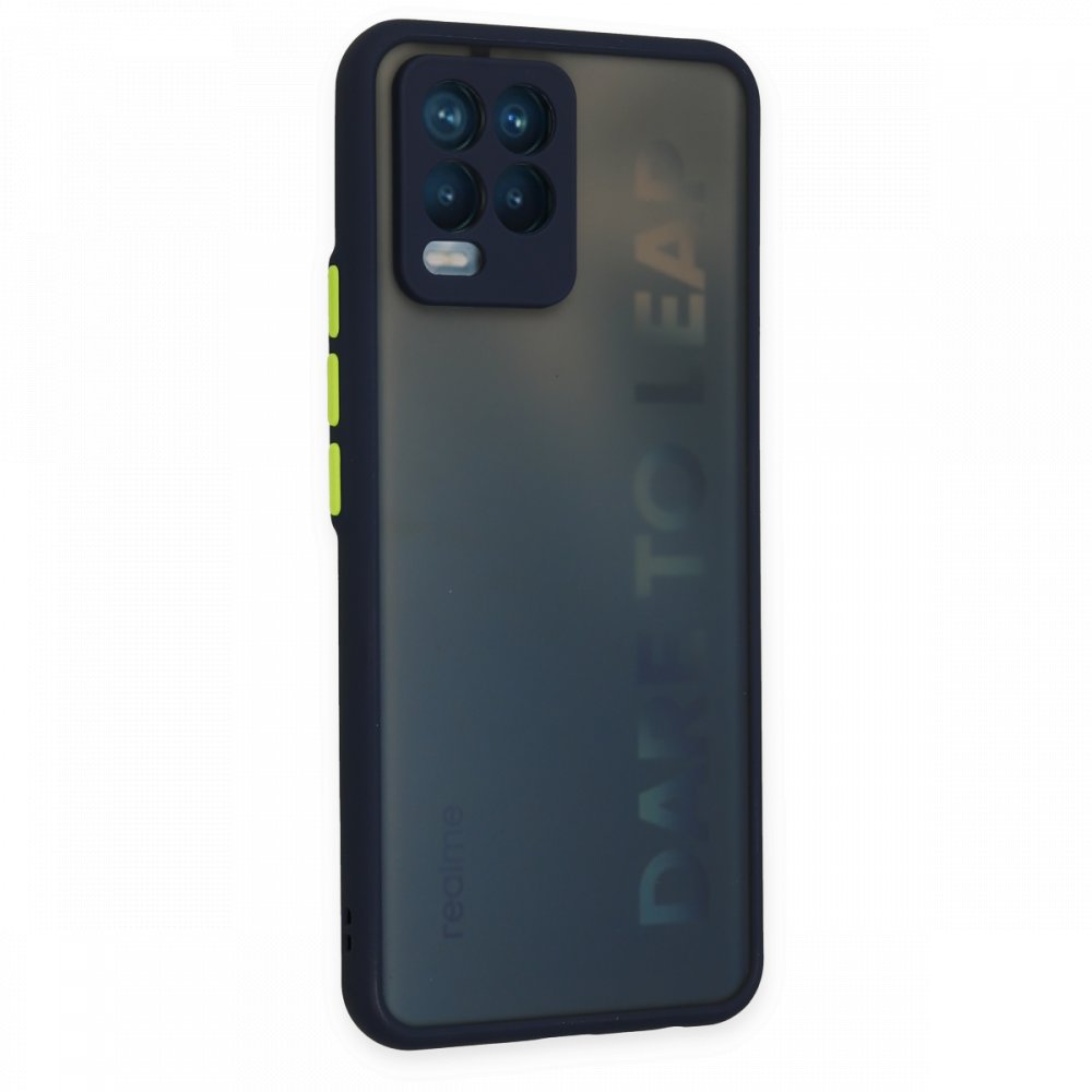  Realme 8 Pro Kılıf Montreal Silikon Kapak - Lacivert