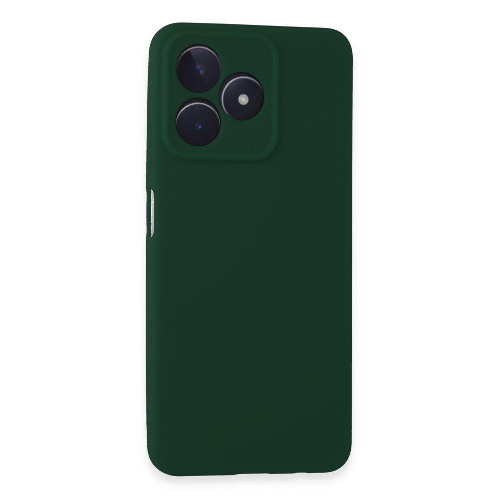 Realme Note 50 4G Kılıf First Silikon - Koyu Yeşil Realme Note 50 4G Kılıf First Silikon - Koyu Yeşil