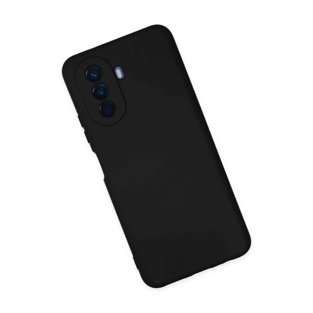 Huawei Nova Y70 Kılıf Nano içi Kadife Silikon - Siyah Huawei Nova Y70 Kılıf Nano içi Kadife Silikon - Siyah