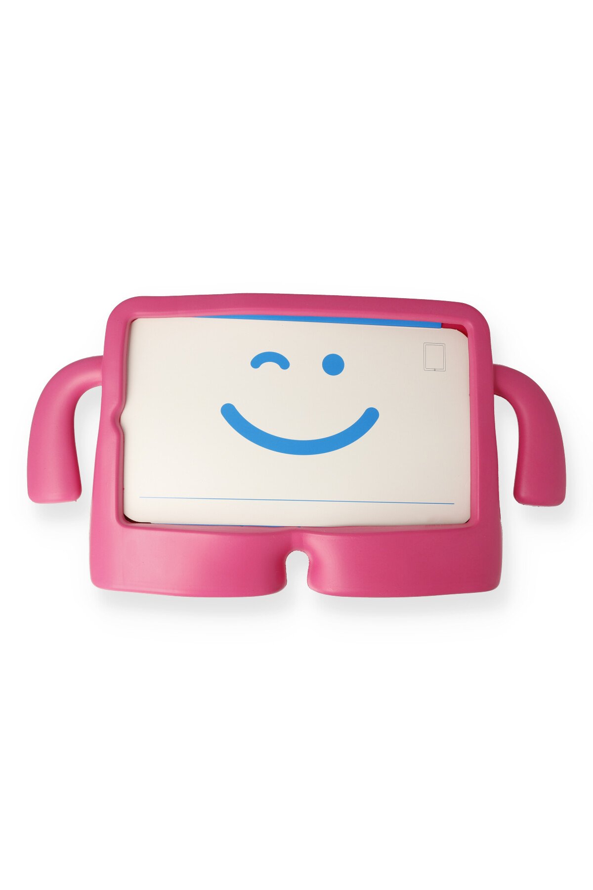 iPad Mini 3 Kılıf Karakter Tablet Silikon - Pembe iPad Mini 3 Kılıf Karakter Tablet Silikon - Pembe