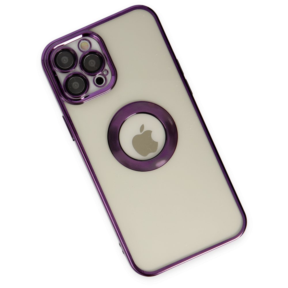  iPhone 12 Pro Max Kılıf Slot Silikon - Mor