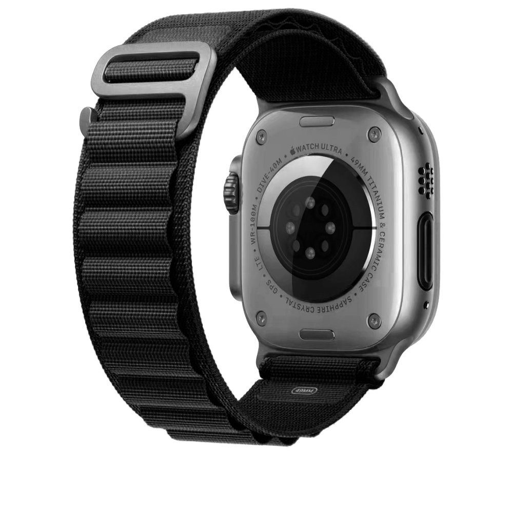  Apple Watch 45mm Mountain Kordon - Siyah