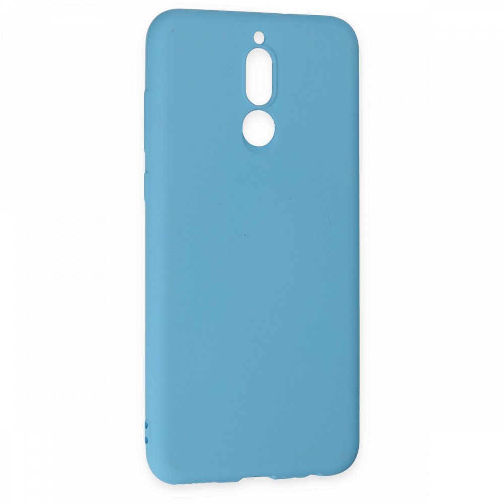 Huawei Mate 10 Lite Kılıf Nano içi Kadife Silikon - Mavi  Huawei Mate 10 Lite Kılıf Nano içi Kadife Silikon - Mavi