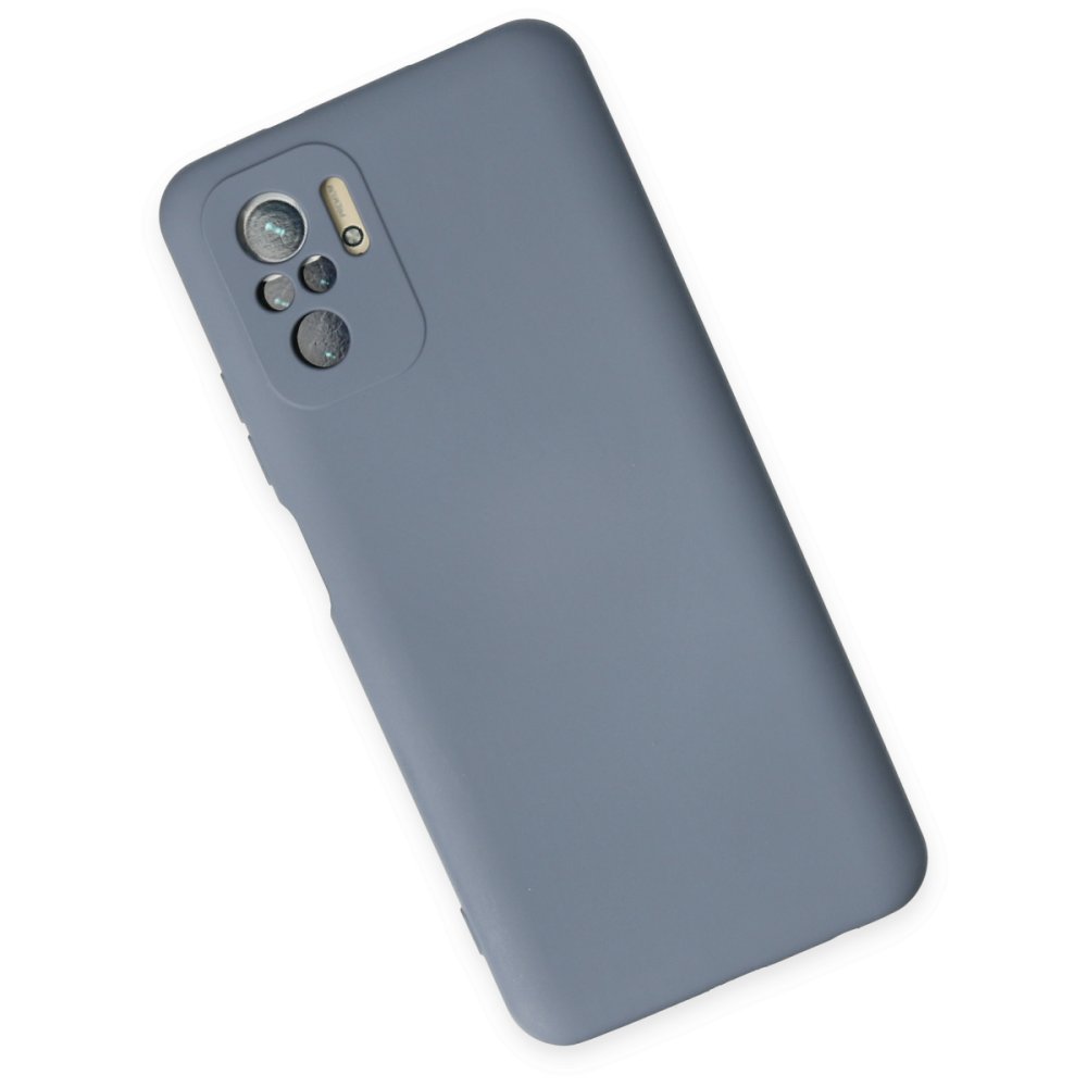 Xiaomi Poco M5s Kılıf Nano içi Kadife Silikon - Gri  Xiaomi Poco M5s Kılıf Nano içi Kadife Silikon - Gri