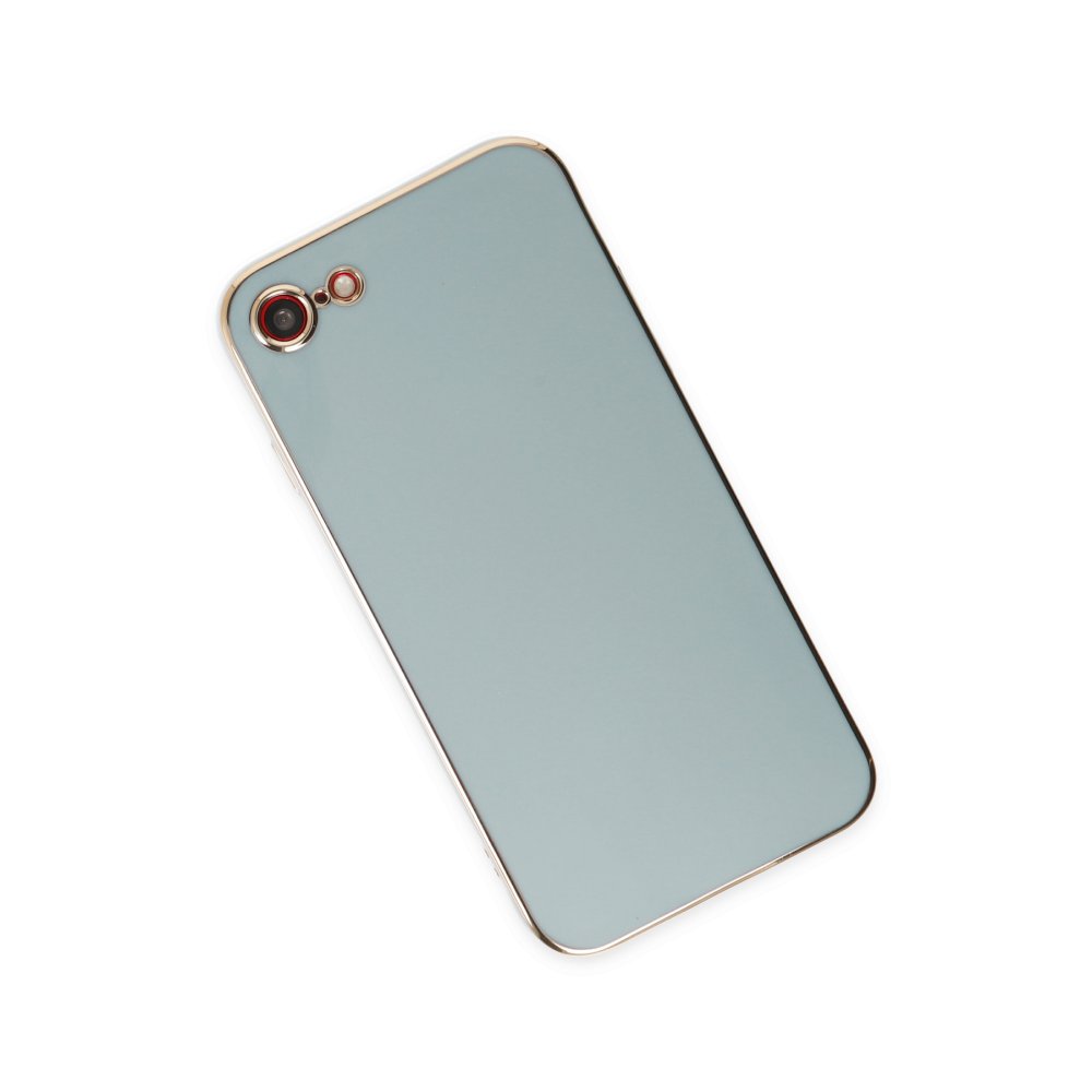  iPhone 8 Kılıf Volet Silikon - Açık Yeşil