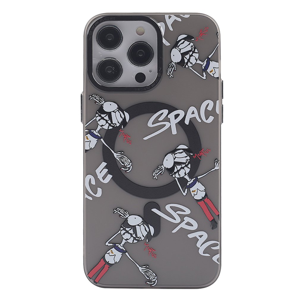 iPhone 13 Pro Max Kılıf Apollo Magneticsafe Desenli Kapak - Apollo Siyah - 3 iPhone 13 Pro Max Kılıf Apollo Magneticsafe Desenli Kapak - Apollo Siyah - 3