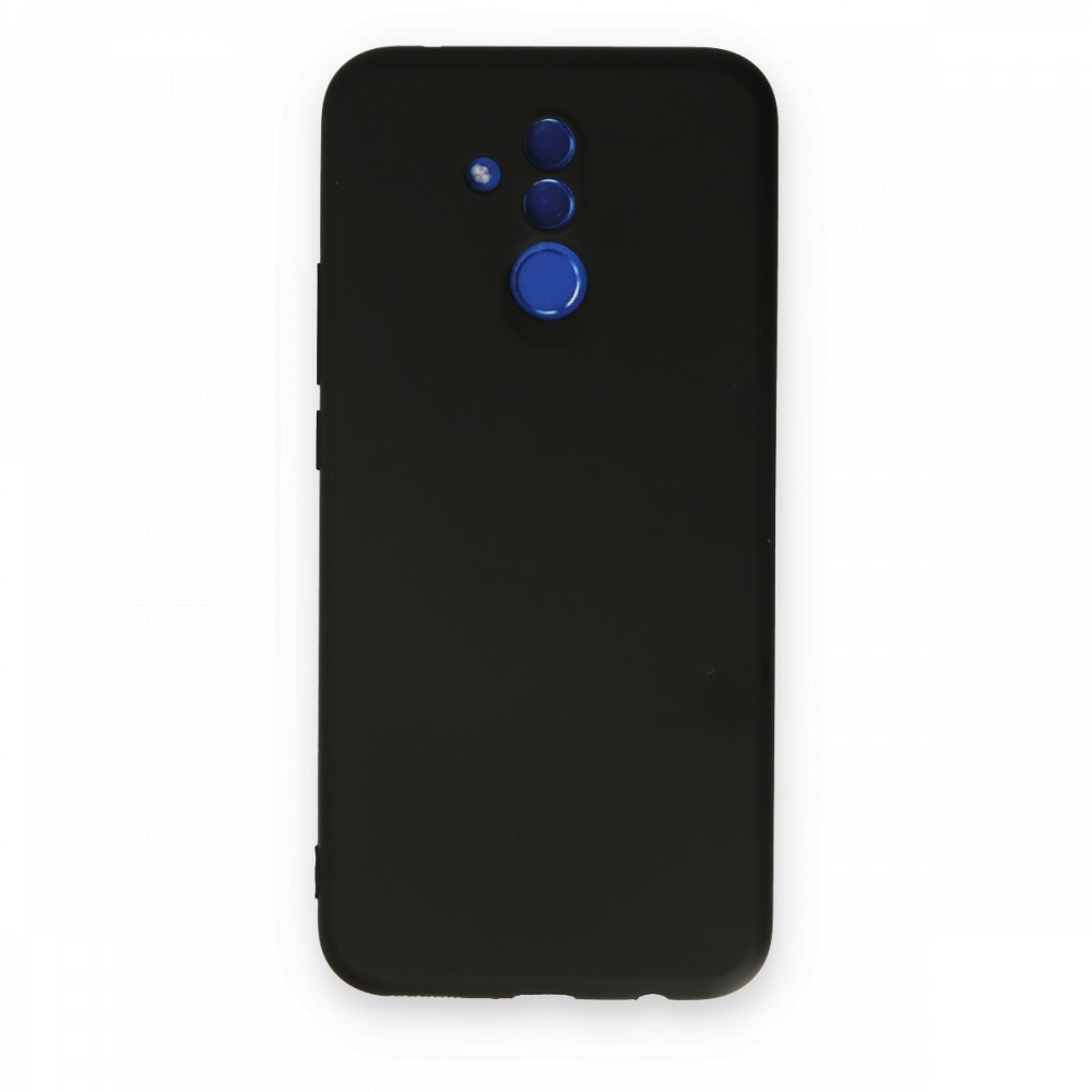  Huawei Mate 20 Lite Kılıf Nano içi Kadife Silikon - Siyah