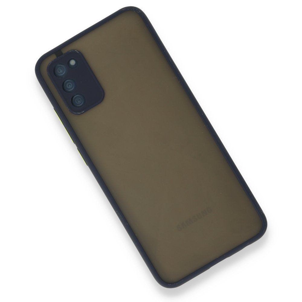  Samsung Galaxy A03S Kılıf Montreal Silikon Kapak - Lacivert