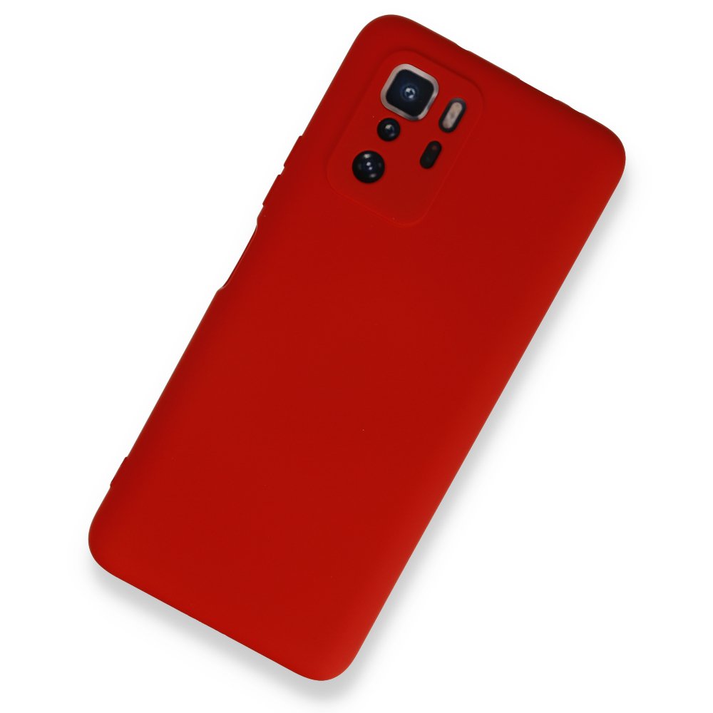  Xiaomi Poco X3 GT Kılıf Nano içi Kadife Silikon - Kırmızı