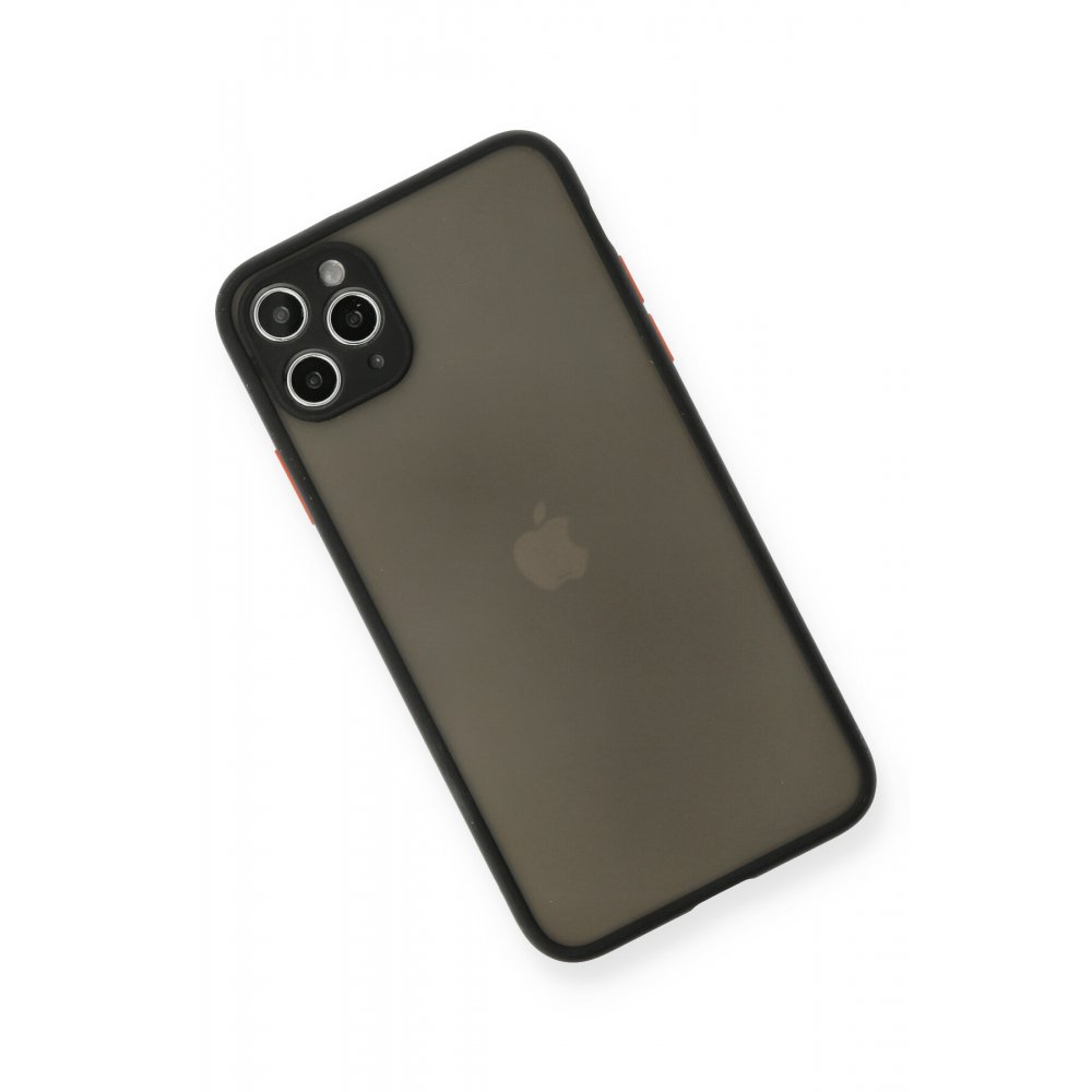 iPhone 11 Pro Max Kılıf Montreal Silikon Kapak - Siyah iPhone 11 Pro Max Kılıf Montreal Silikon Kapak - Siyah