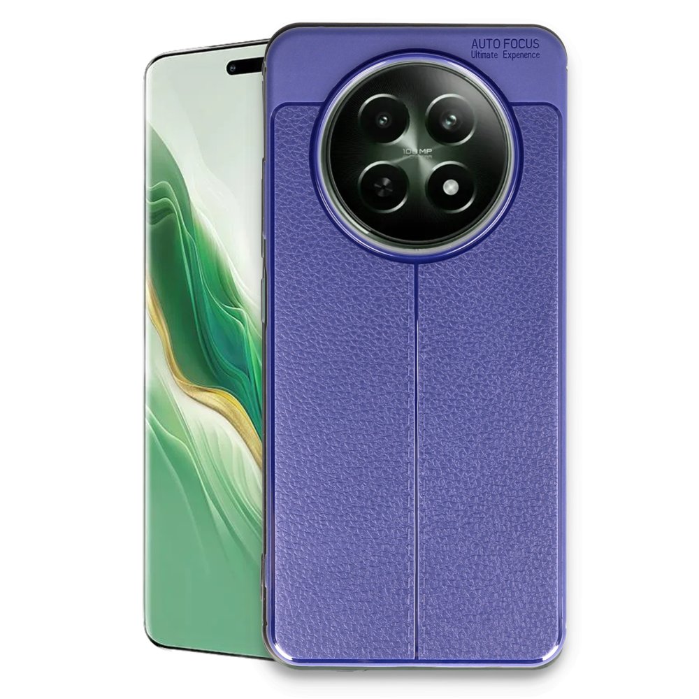 Realme 12 5G Kılıf Auto Focus Kapak - Lacivert Realme 12 5G Kılıf Auto Focus Kapak - Lacivert