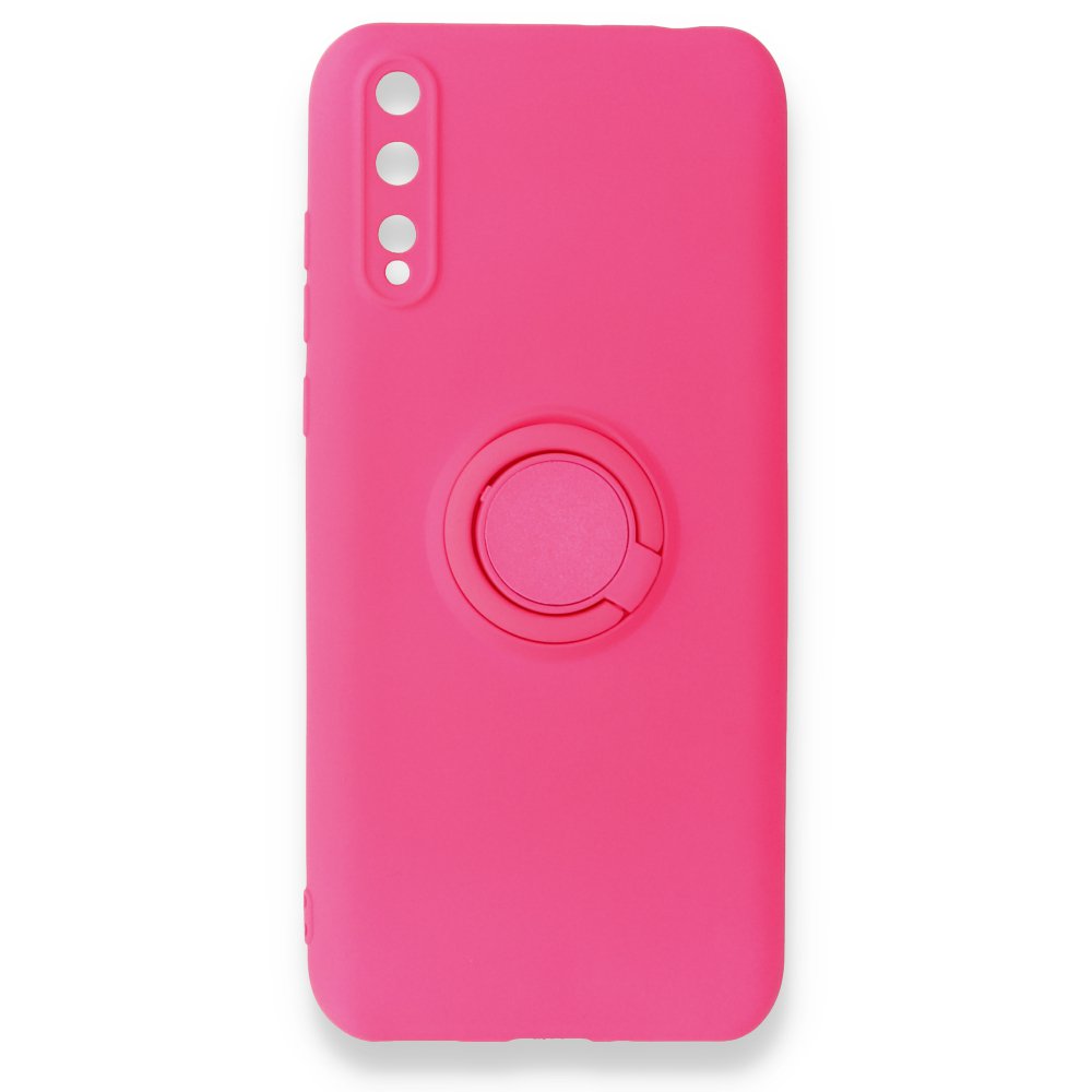 Huawei Y8P Kılıf Viktor Yüzüklü Silikon - Pembe  Huawei Y8P Kılıf Viktor Yüzüklü Silikon - Pembe