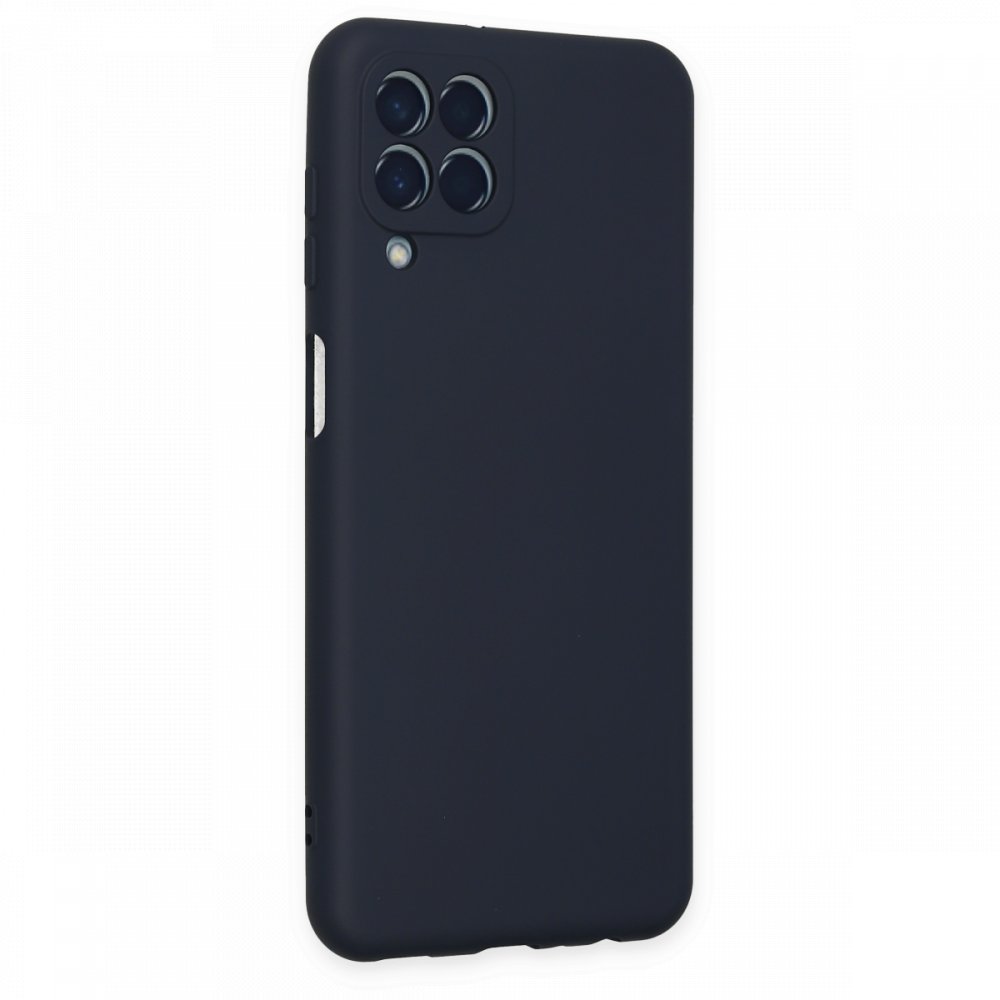  Samsung Galaxy M33 Kılıf Nano içi Kadife Silikon - Lacivert