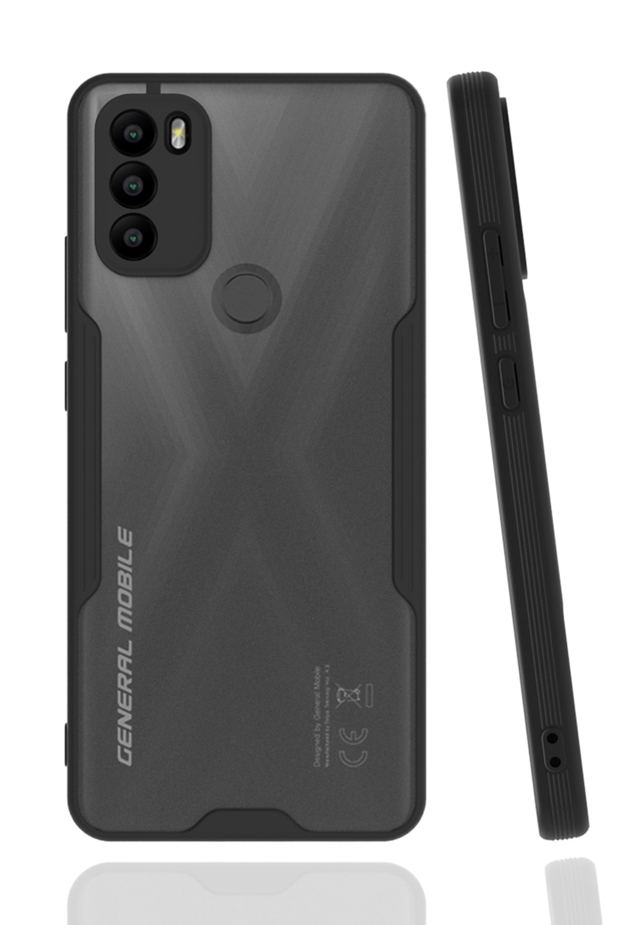  General Mobile GM 21 Plus Kılıf Platin Silikon - Siyah