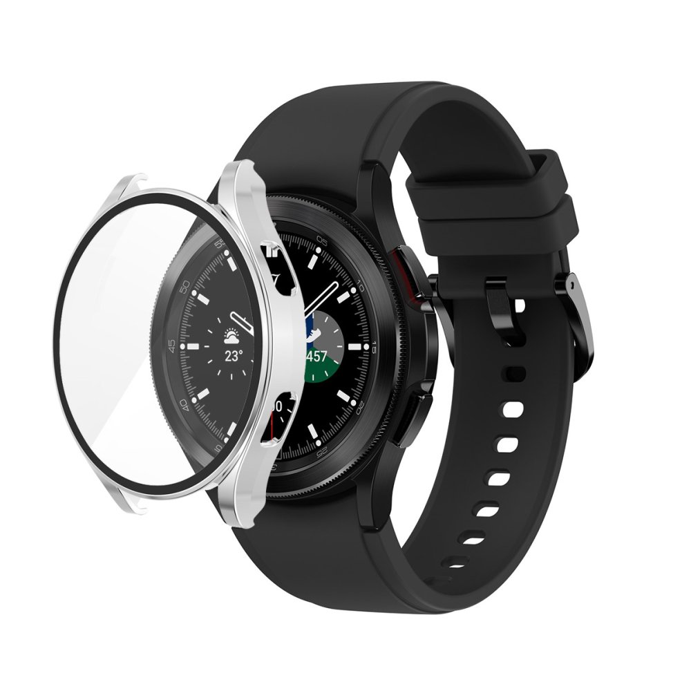  Watch 5 44mm Wall Camlı Kasa Ekran Koruyucu - Gümüş